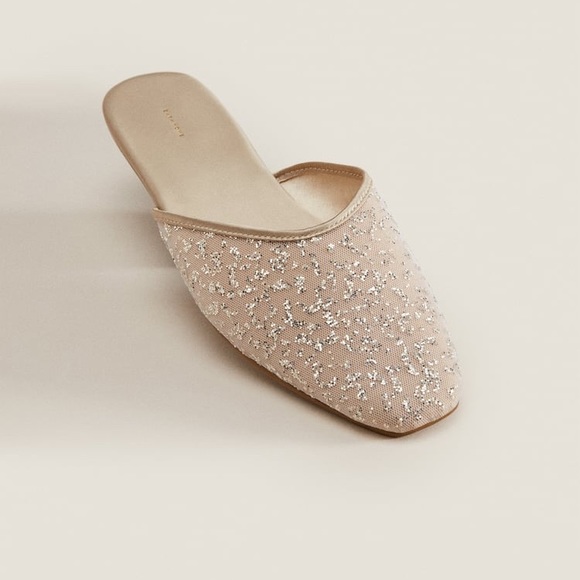 ZARA GLITTER SLIPPERS - Picture 5 of 6